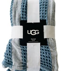 Ugg Conrad Throw Blanket- Succulent Blue